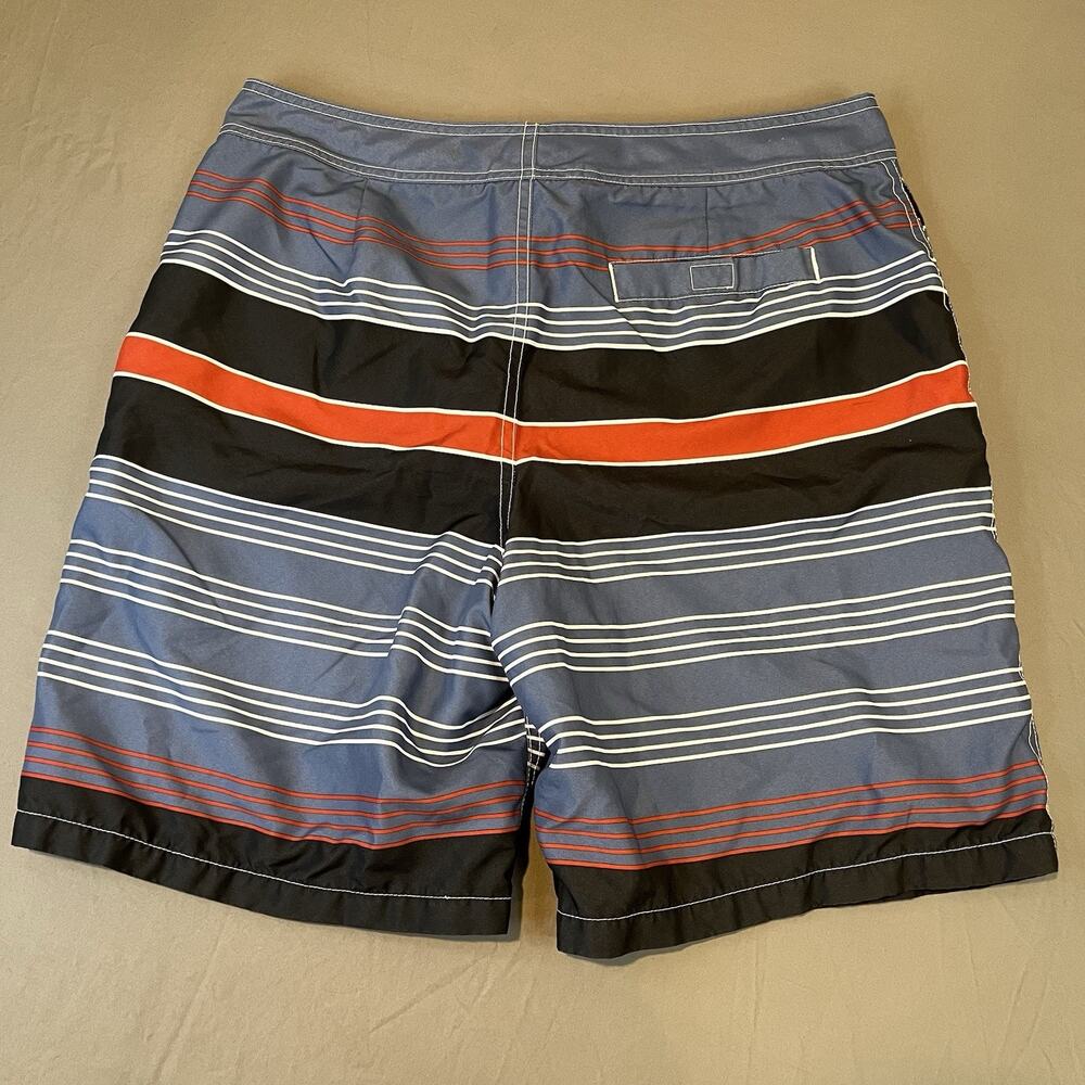 Gap Striped Board Swim Shorts Trunks Mens Large 9" Inseam - Picture 2 of 8